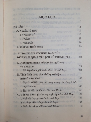 LỊCH SỬ TRIỀU MẠC QUA THƯ TỊCH VÀ VĂN BIA 