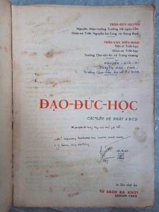 ĐẠO ĐỨC HỌC ĐỆ NHẤT A, B, C, D 