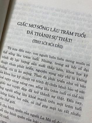 BÍ QUYẾT TRƯỜNG THỌ CỦA CÁC DANH NHÂN