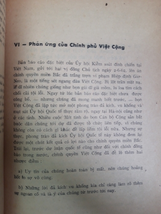 TRÍCH BÁO CÁO ĐẶC BIỆT NGÀY 2-6-1962 CỦA ỦY HỘI QUỐC TẾ KIỂM SOÁT ĐÌNH CHIẾN TẠI VIỆT NAM 