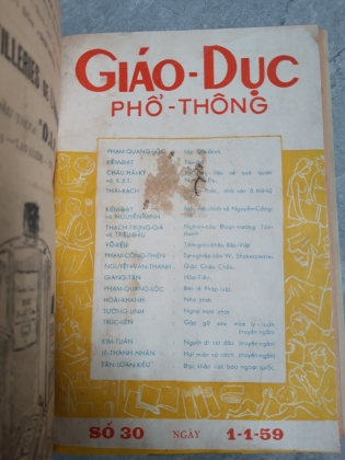 TẠP CHÍ GIÁO DỤC THỔ THÔNG  