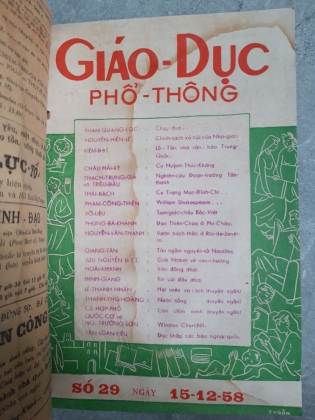 TẠP CHÍ GIÁO DỤC THỔ THÔNG  