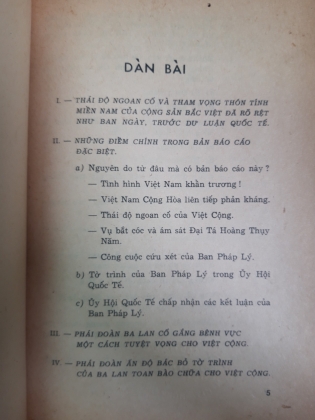 TRÍCH BÁO CÁO ĐẶC BIỆT NGÀY 2-6-1962 CỦA ỦY HỘI QUỐC TẾ KIỂM SOÁT ĐÌNH CHIẾN TẠI VIỆT NAM 