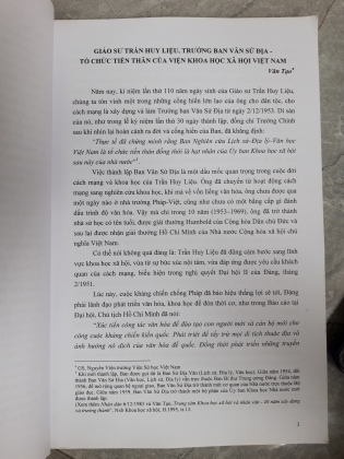 TRẦN HUY LIỆU - CUỘC ĐỜI VÀ SỰ NGHIỆP (KỶ YẾU HỘI THẢO KHOA HỌC) 