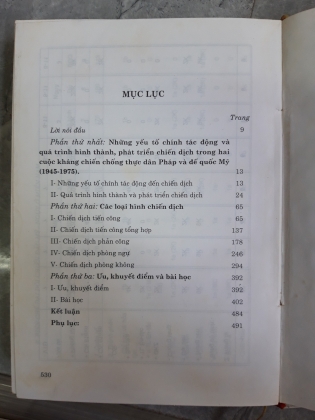 TỔNG KẾT CHIẾN DỊCH TRONG HAI CUỘC KHÁNG CHIẾN CHỐNG THỰC DÂN PHÁP VÀ ĐẾ QUỐC MỸ (1945 - 1954) 