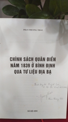 CHÍNH SÁCH QUÂN ĐIỀN NĂM 1839 Ở BÌNH ĐỊNH