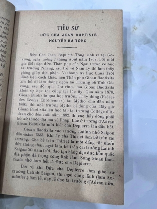 Đức thầy Gioan Baotixita Nguyễn Bá Tòng