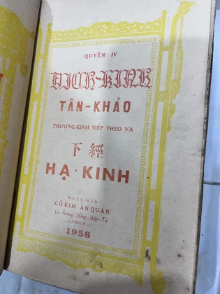 DỊCH KINH TÂN KHẢO- Nguyễn Mạnh Bảo