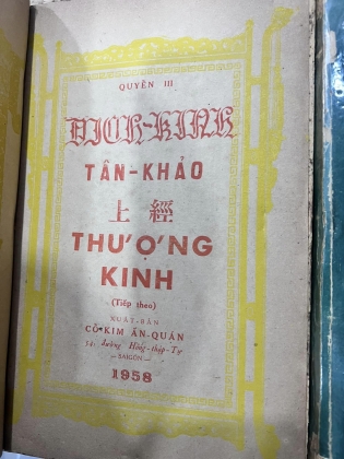 DỊCH KINH TÂN KHẢO- Nguyễn Mạnh Bảo