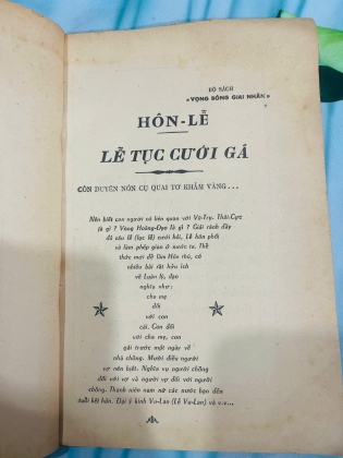 HÔN LỄ - LỄ TỤC CƯỚI GẢ