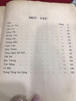 yêu và thù - tạ tỵ