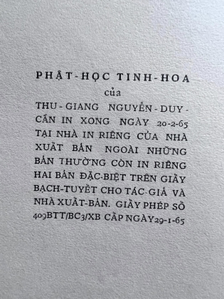 PHẬT HỌC TINH HOA - NGUYỄN DUY CẦN