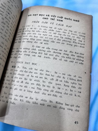 DẠY ĐỌC VÀ DẠY VIẾT CHO TRẺ CON