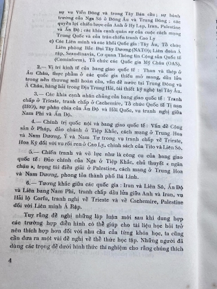 trọng đề trong bang giao quốc tế