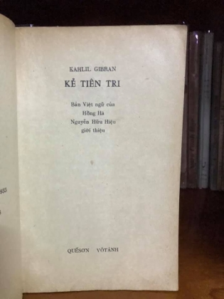 KẺ TIÊN TRI - KAHLIL GIBRAN