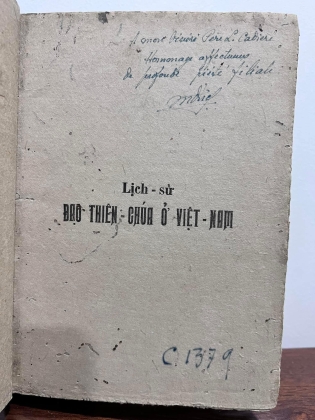 Lịch sử đạo thiên chúa ở Việt Nam - HỒNG LAM (1944)