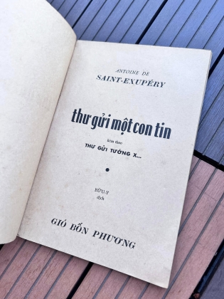 THƯ GỬI MỘT CON TIN - Saint-Exupéry