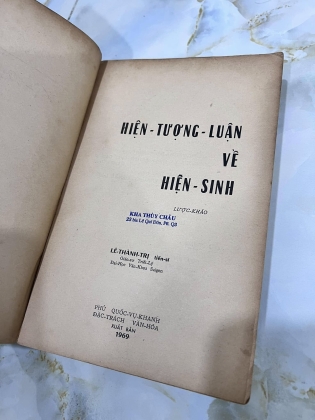 hiện tượng luận về hiện sinh - LÊ THÀNH TRỊ